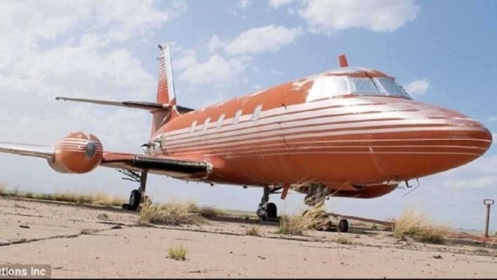 El avión de Elvis Presley.
