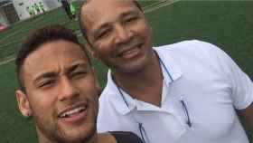 Neymar y su padre. Foto: Instagram (@neymarjr)