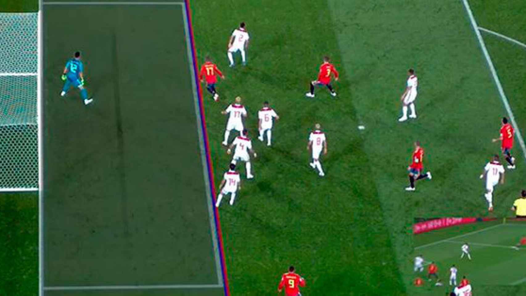 El VAR concede un gol a España en el último minuto