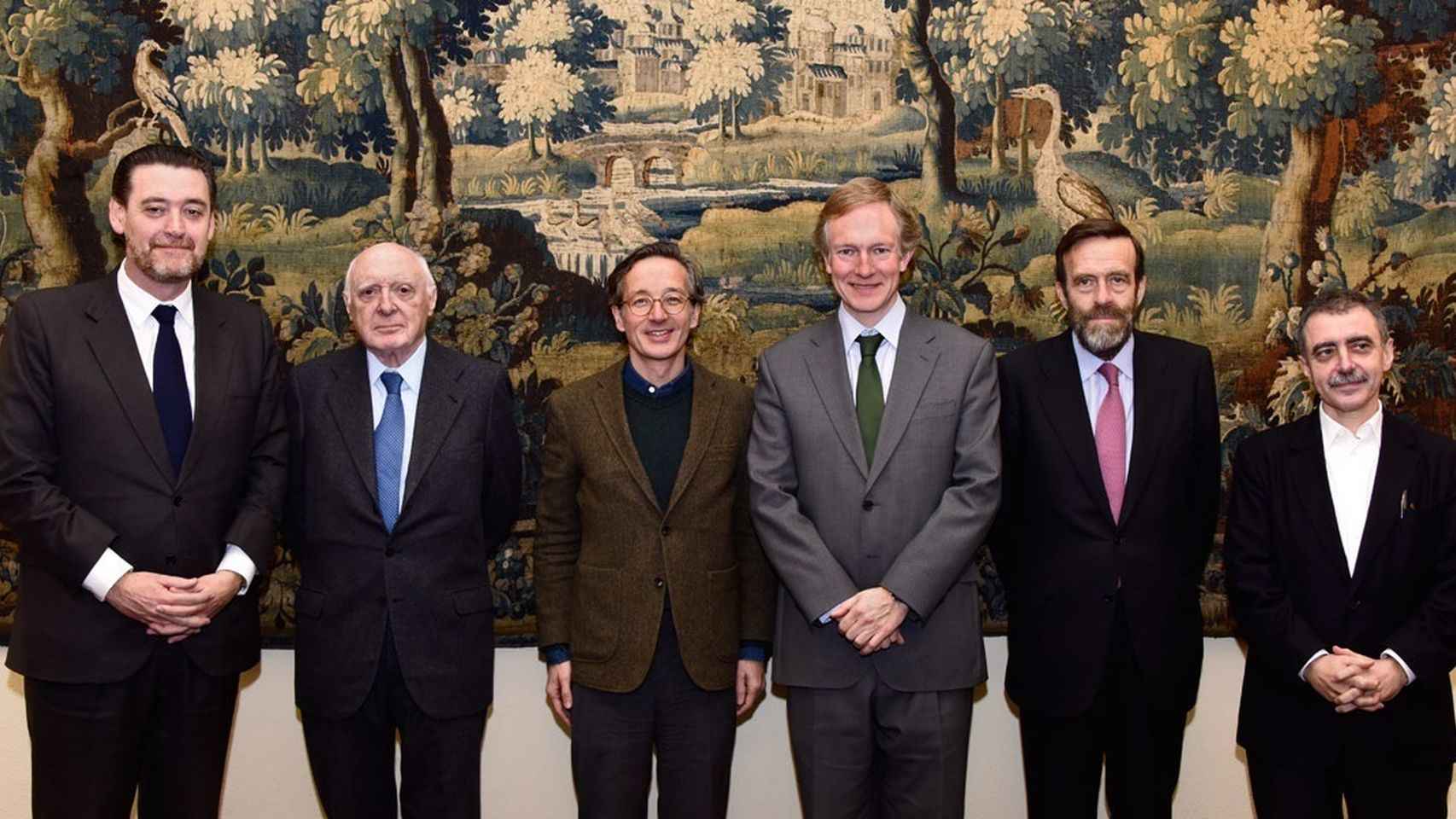 La cúpula del arte español. Una imagen de 2016, que podría volver a repetirse con el nuevo Gobierno.
