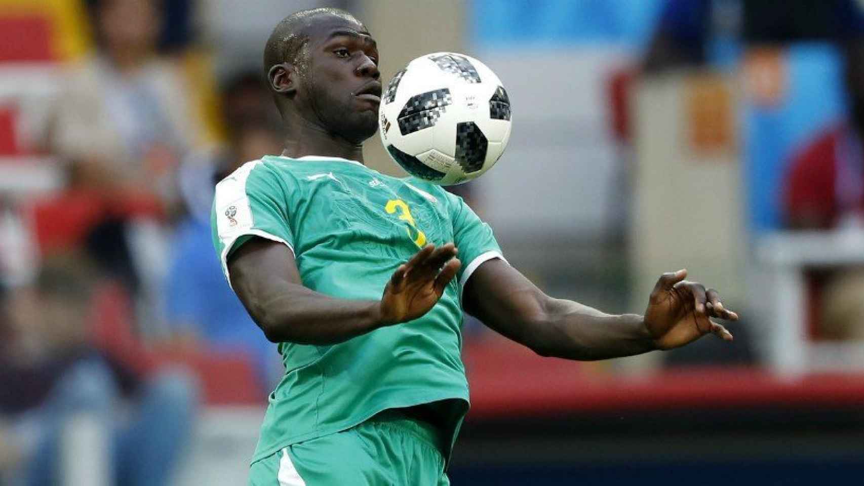 Koulibaly en un partido con Senegal. Foto: Twitter (@FootballSenegal)