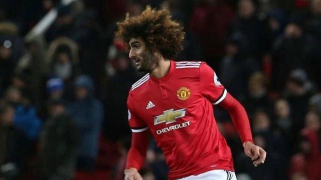 Fellaini en un partido con el Manchester United. Foto Twitter (@Fellaini)