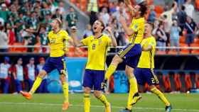 Suecia pasa a octavos de final como primera de grupo tras vencer a México.