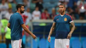 Diego Costa y Sergio Ramos, foco de las críticas en Rusia.