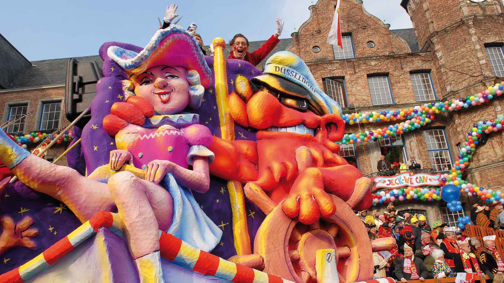 Los carnavales convierten Düsseldorf en una gran zona de fiesta.