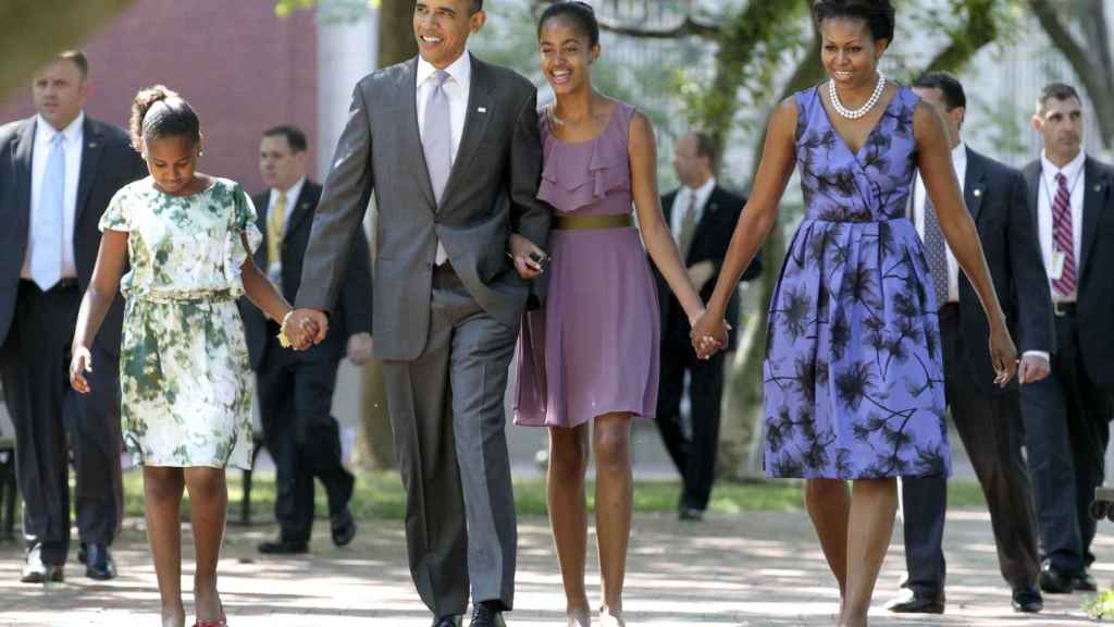 La familia Obama.