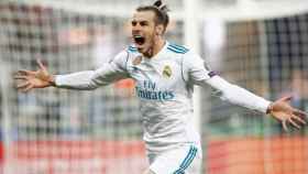 Gareth Bale celebra su gol la Liverpool