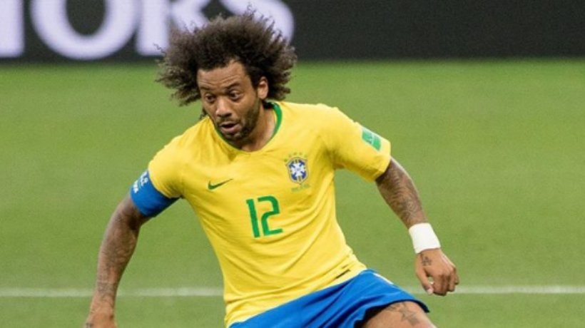 Marcelo, en un partido con Brasil. Foto: Instagram (@marcelotwelve)
