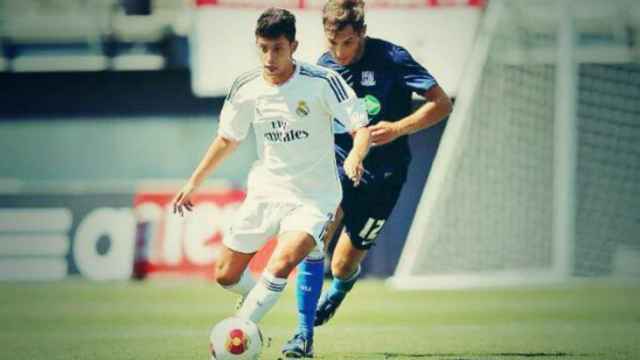 Alberto Lozano en su etapa en el Real Madrid. Foto: Real Madrid