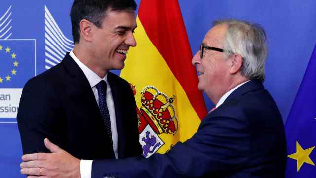 Sánchez se ha reunido con Juncker antes del inicio de la cumbre de la UE