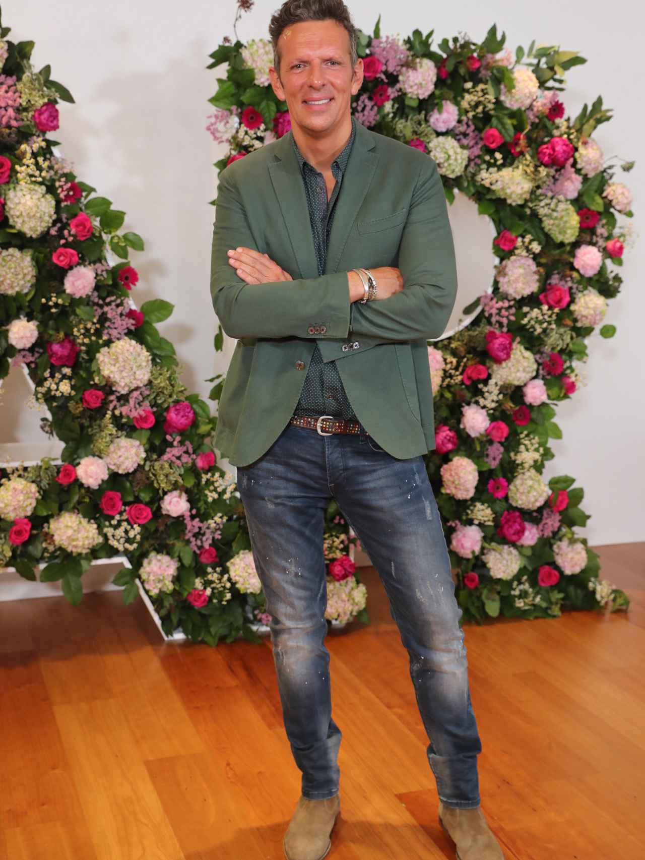 El presentador Joaquin Prat durante el acto por el fin de temporada del programa de Ana Rosa.