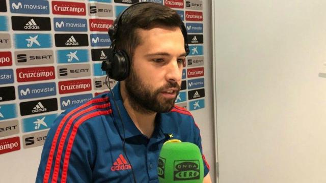 Jordi Alba, en El Transistor
Foto: Twitter (@ElTransistorOC)