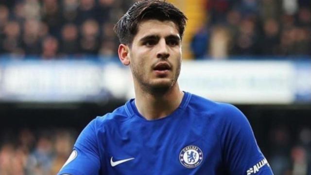 Álvaro Morata, en un partido del Chelsea