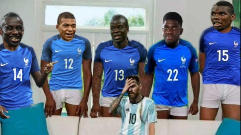 Los memes más divertidos del Francia - Argentina