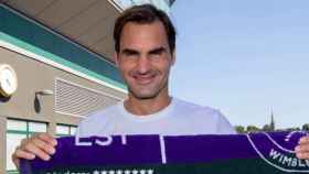 Federer se prepara para el Wimbledon. Foto Instagram (@rogerfederer)