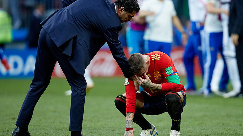 Las lágrimas de dolor de Ramos: No se puede hacer más