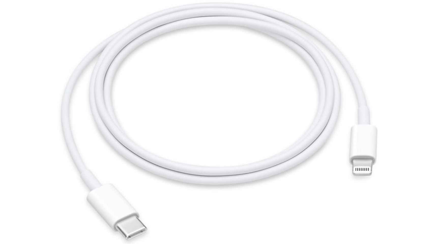 Cable Lightning a USB-C, vendido aparte por Apple