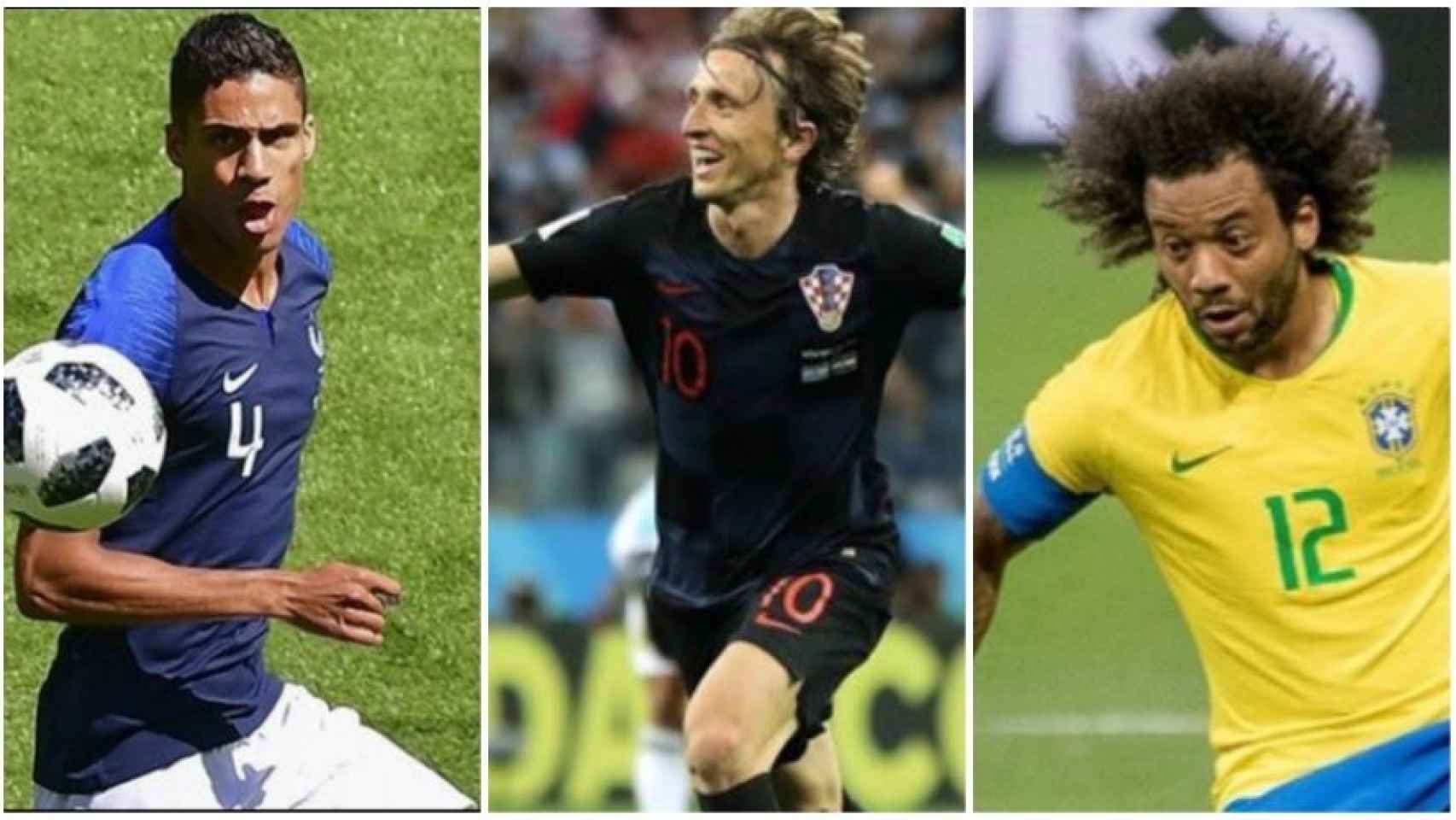 Varane, Modric y Marcelo con sus selecciones