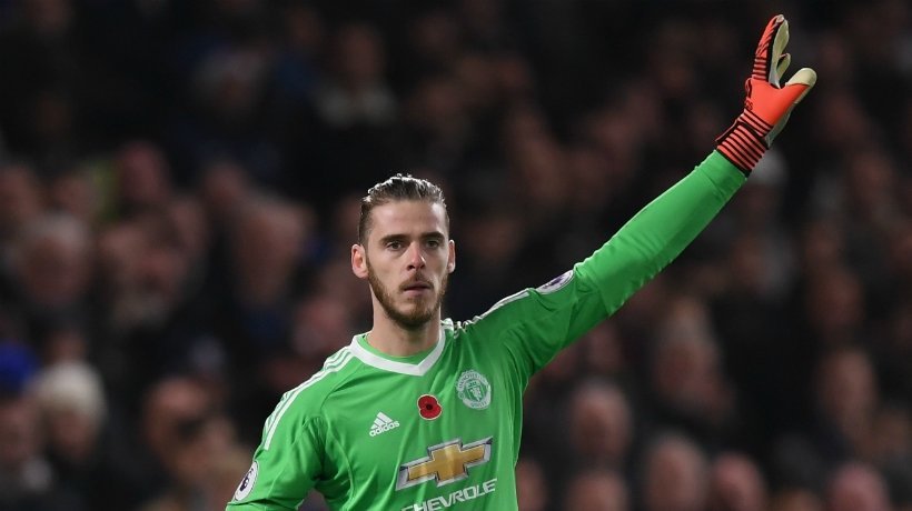 De Gea durante un partido del Manchester United. Foto: manutd.com