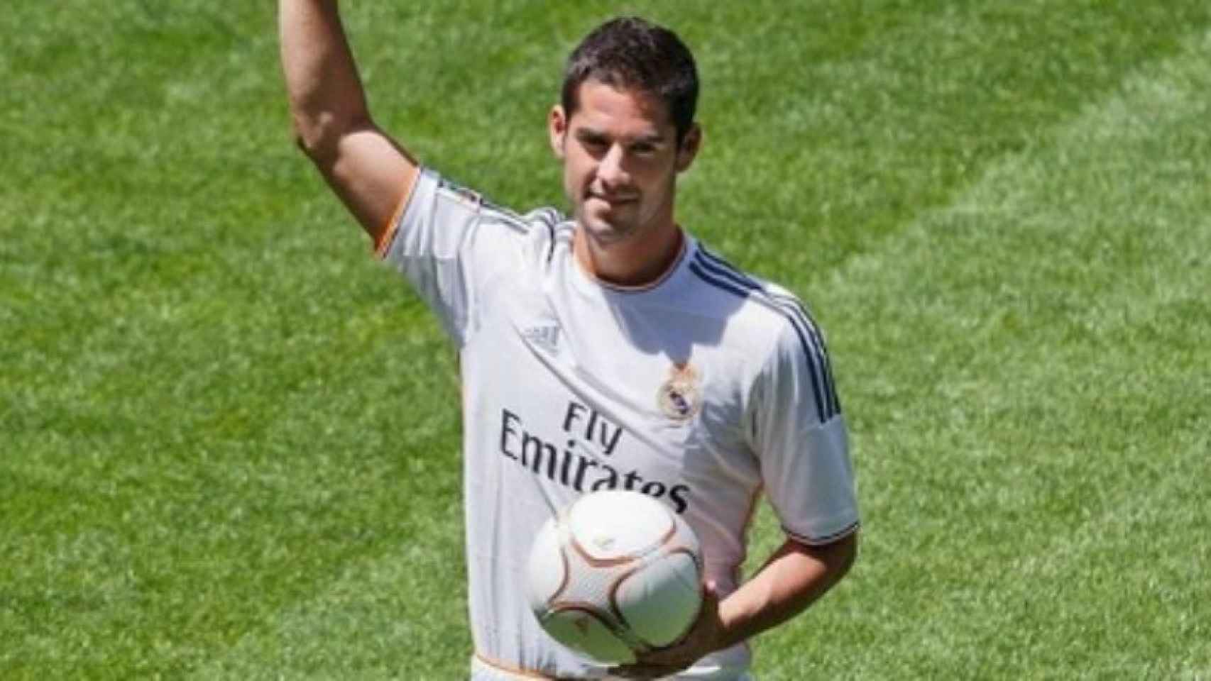 Isco, en su presentación con el Real Madrid. Foto: Instagram (@iscoalarcon)