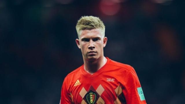 De Bruyne con la camiseta de Bélgica. Foto: Twitter (@ManCity)