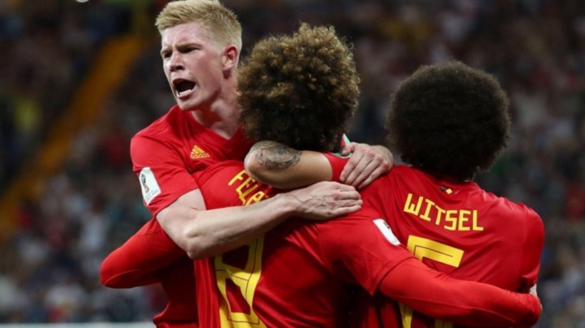De Bruyne celebra un gol con Bélgica. Foto: Twitter (@DeBruyneKev)