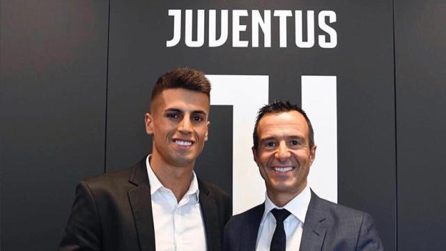 Joao Cancedo y Jorge Mendes Foto: Instagram (@jpcancelo)