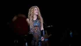 Shakira en su concierto de Madrid.