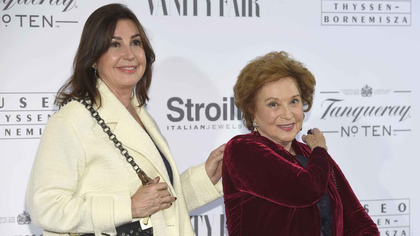 Carmen Martínez-Bordiú y Carmen Franco, en una foto de archivo.