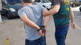 Detención practicada por la Guardia Civil en el marco de la operación Allis Ubbo.
