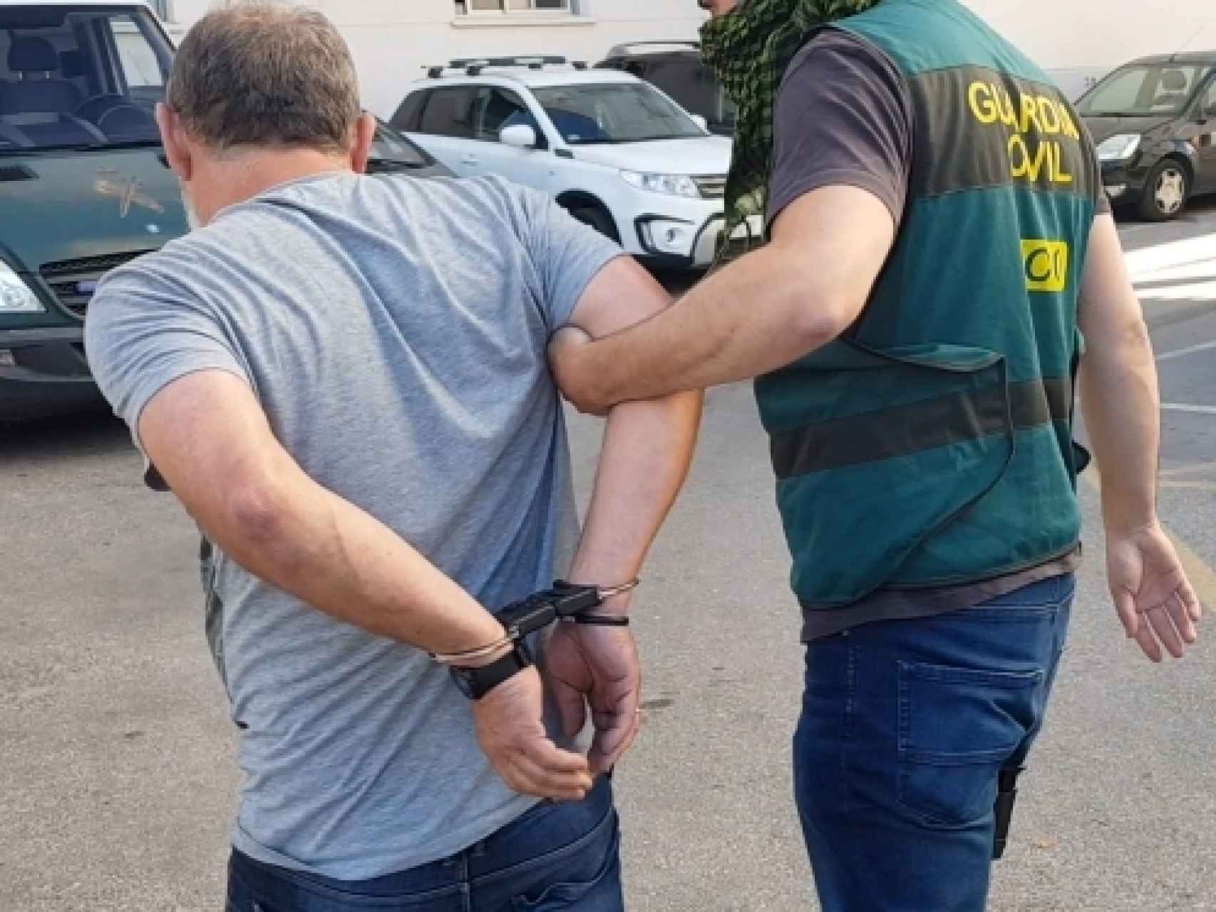 Detención practicada por la Guardia Civil en el marco de la operación Allis Ubbo.
