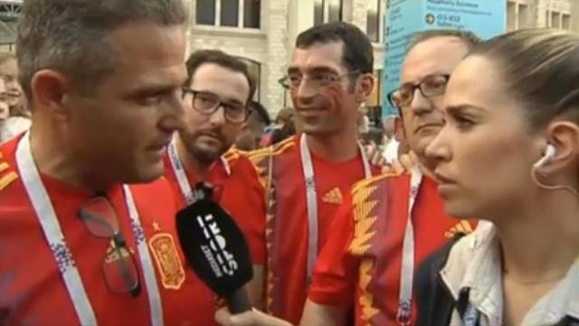 La reportera de Telecinco se disculpa por querer dormir con la selección marroquí