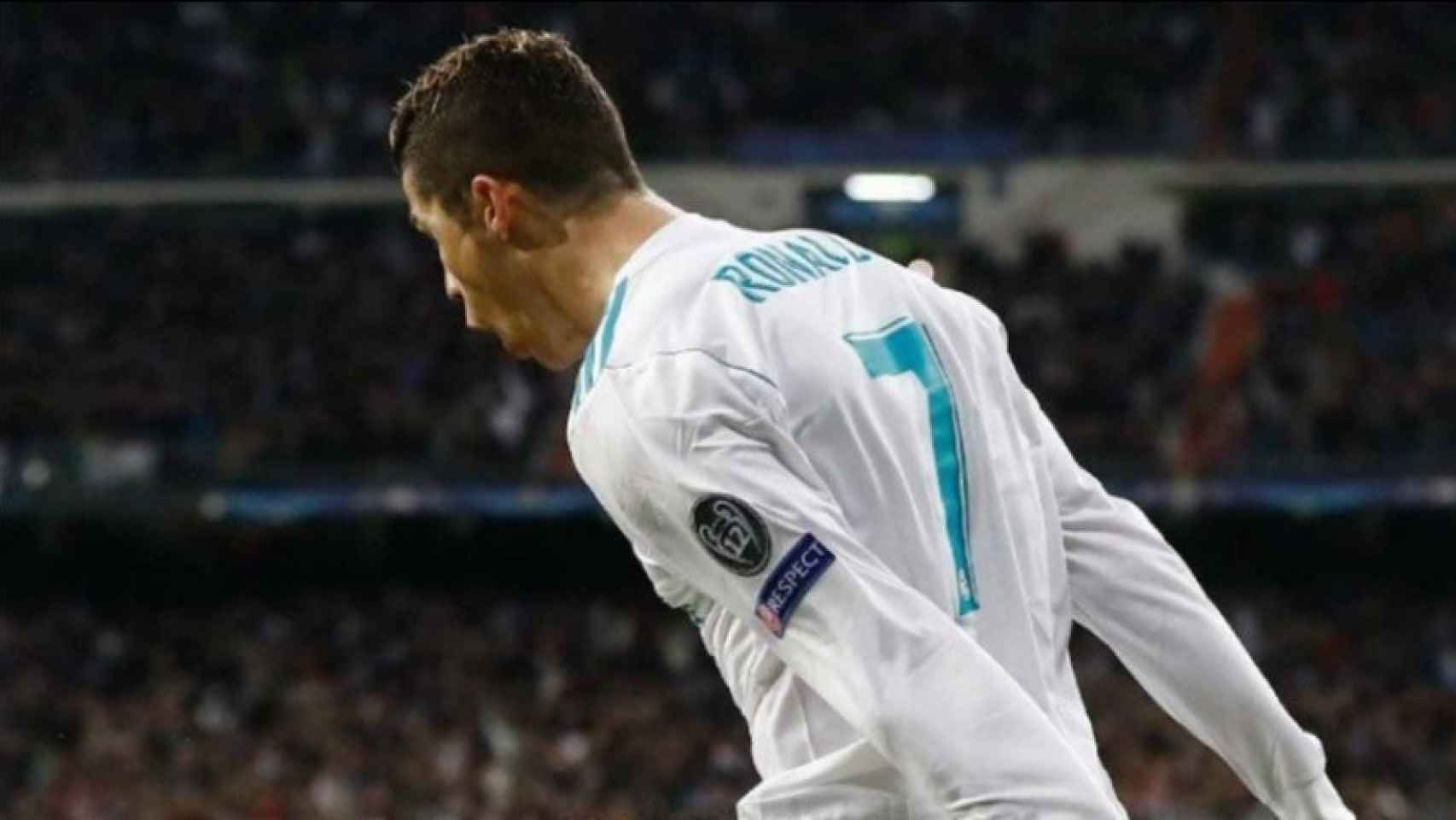 Cristiano Ronaldo celebra un gol en la Champions League