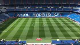Vista del Santiago Bernabéu. Foto: Twitter (@paul_pburgess)