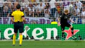 Fallo de Karius en el tercer gol del Madrid