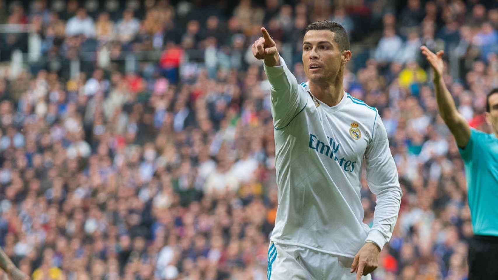 Cristiano Ronaldo, en un partido del Real Madrid. Foto: Pedro Rodríguez/El Bernabéu