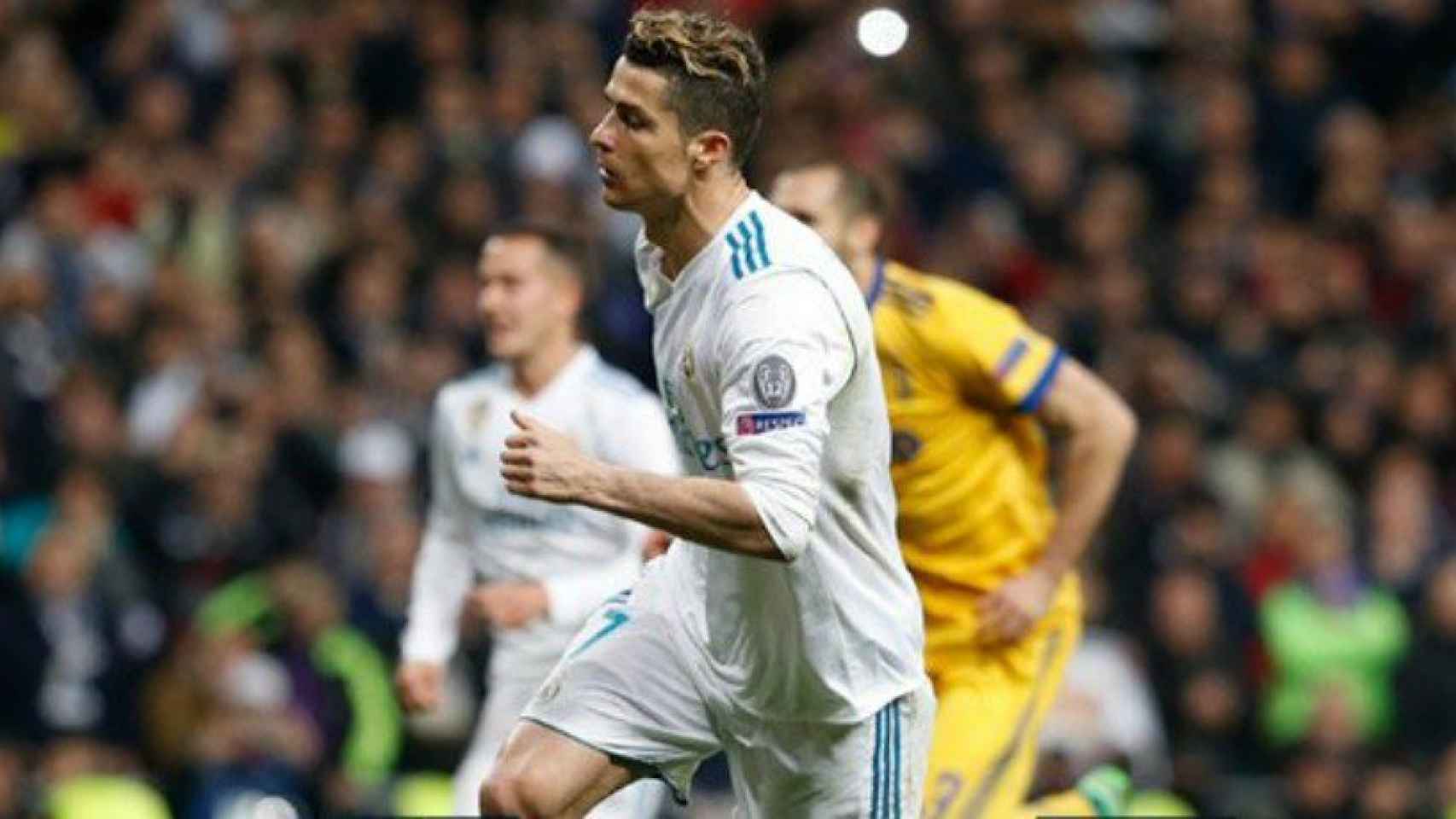 Cristiano Ronaldo celebra su penalti contra la Juventus