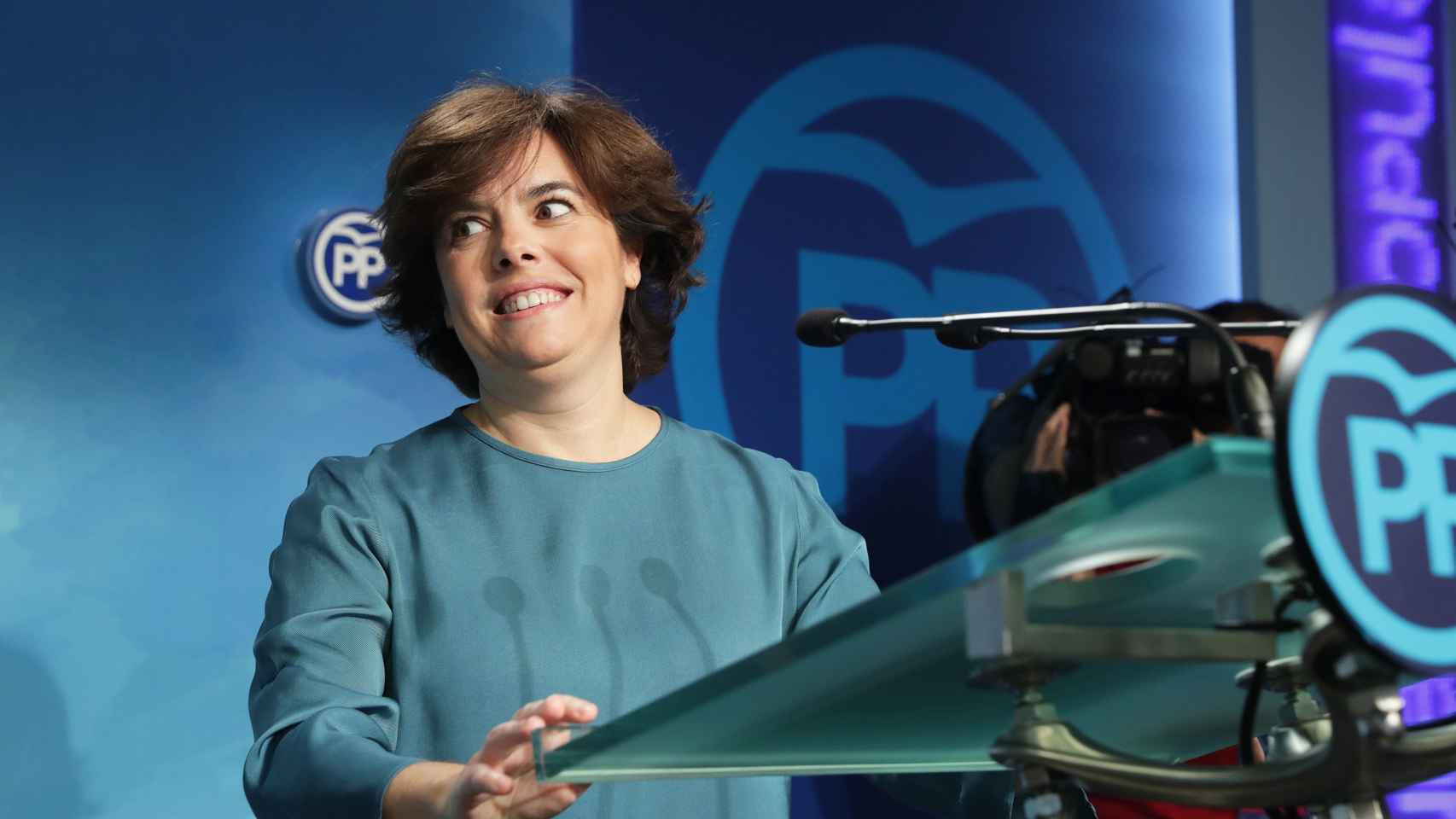 La exvicepresidenta del Gobierno Soraya Sáenz de Santamaría.