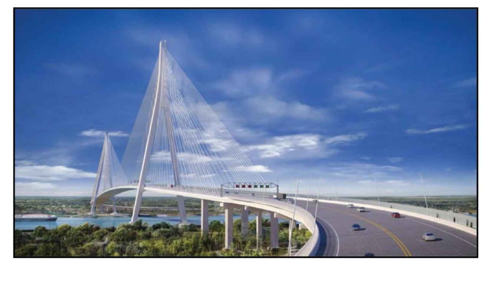 Imagen del puente que construirá ACS en Norteamérica.