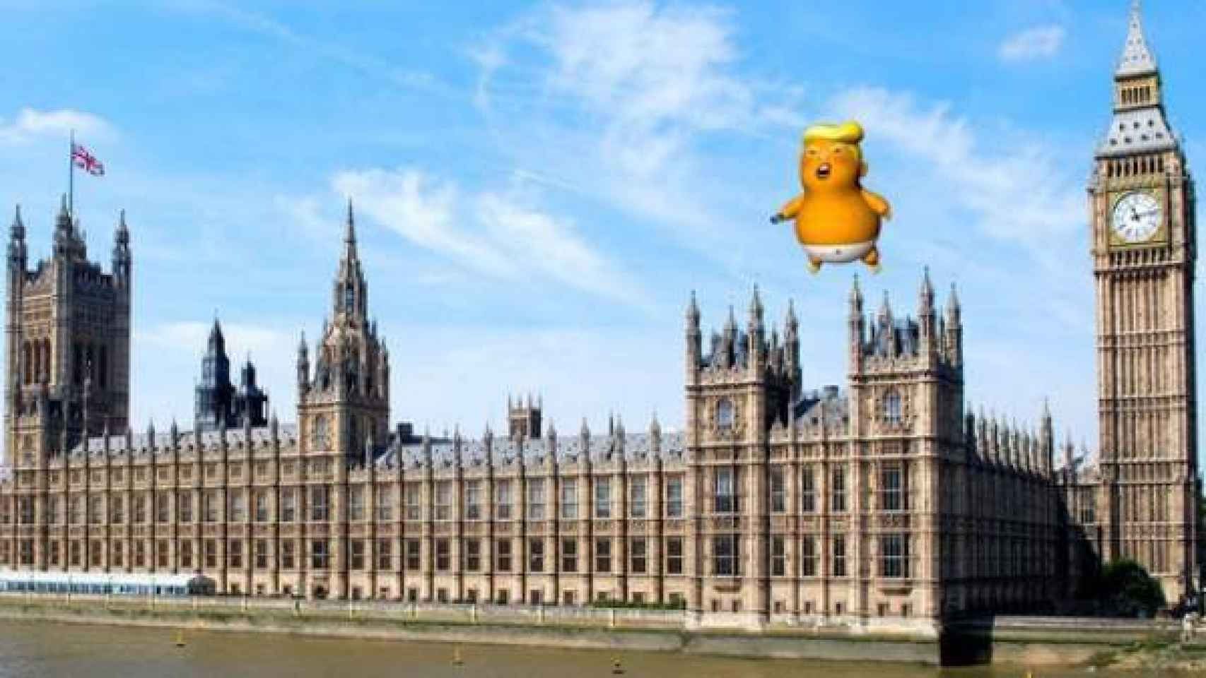 El Baby Trump sobrevolará el Parlamento