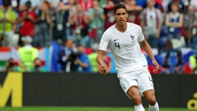 Varane en el partido ante Uruguay. Foto: lesbleusenrussie.fff.fr