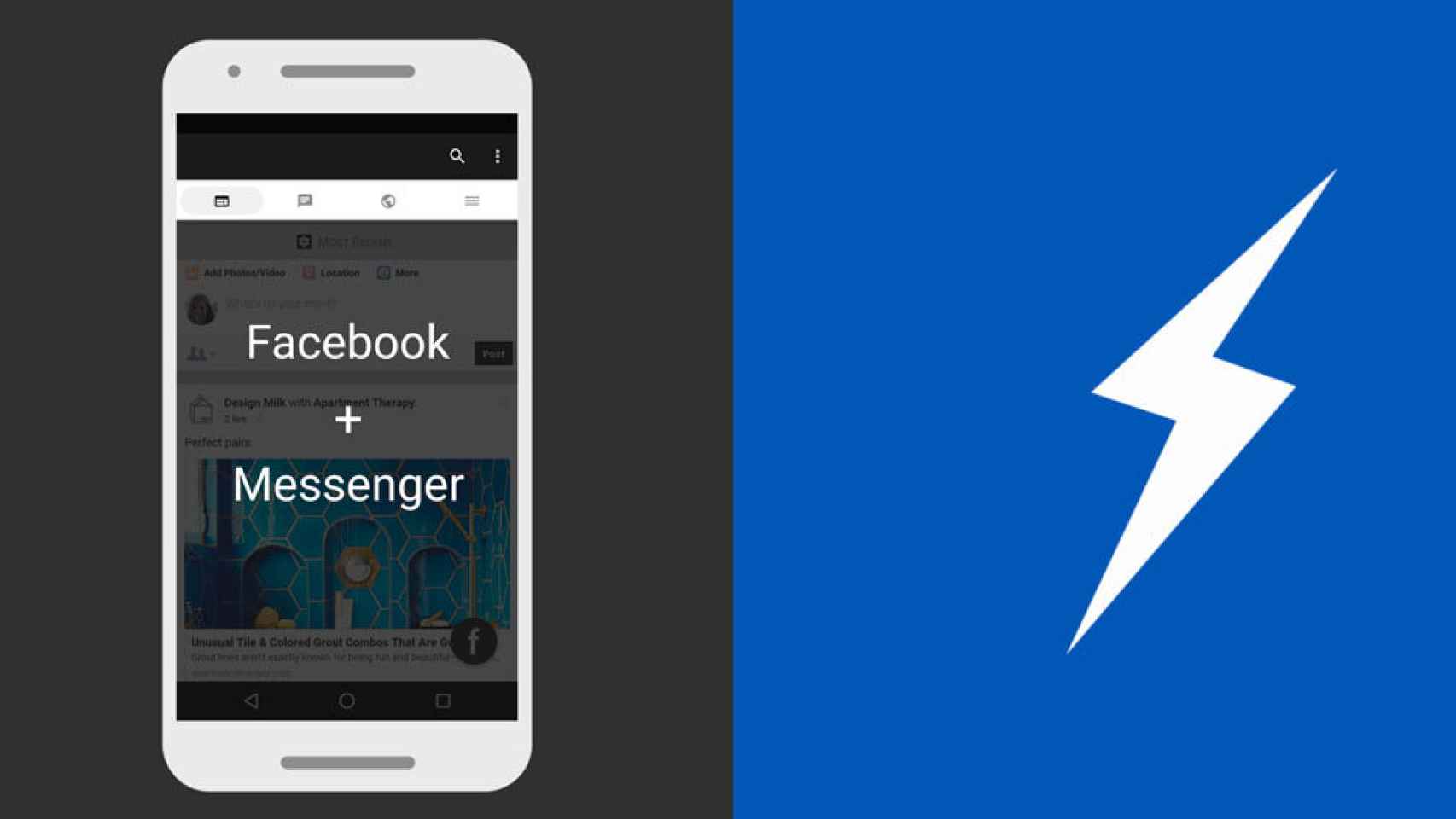 Facebook y Messenger en una espectacular aplicación: ligera y completa
