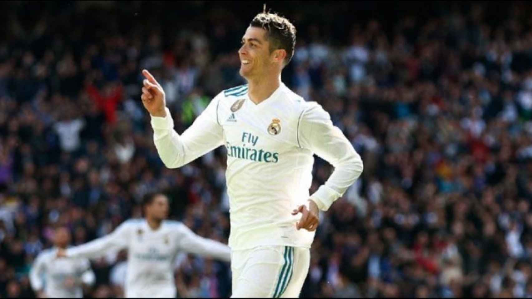 Cristiano Ronaldo celebra un gol con el Real Madrid