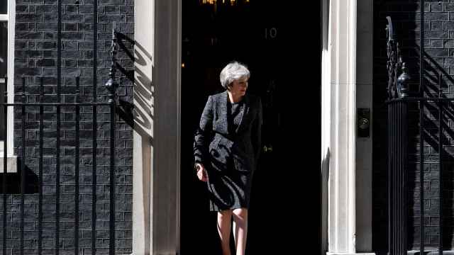 Theresa May en el 10 de Downing Street. Foto: Reuters