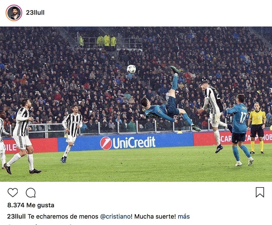Los mensajes de los jugadores del Madrid a Cristiano