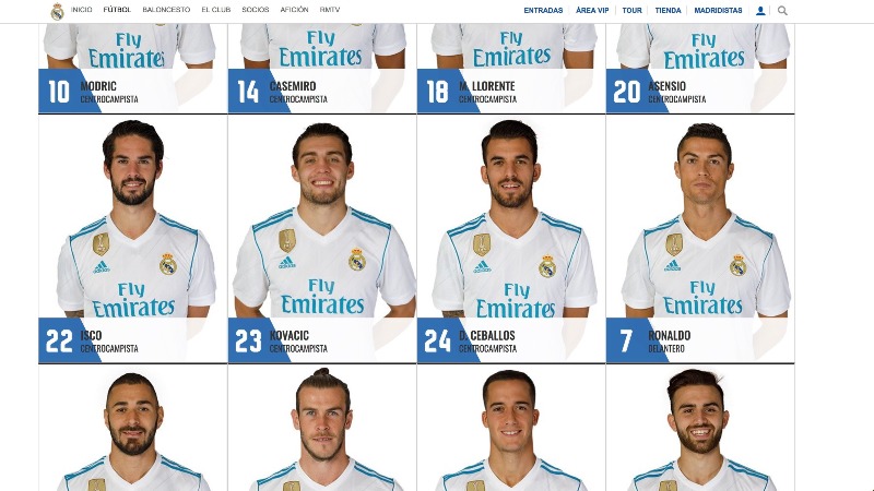Cristiano Ronaldo desaparece de la web del Real Madrid