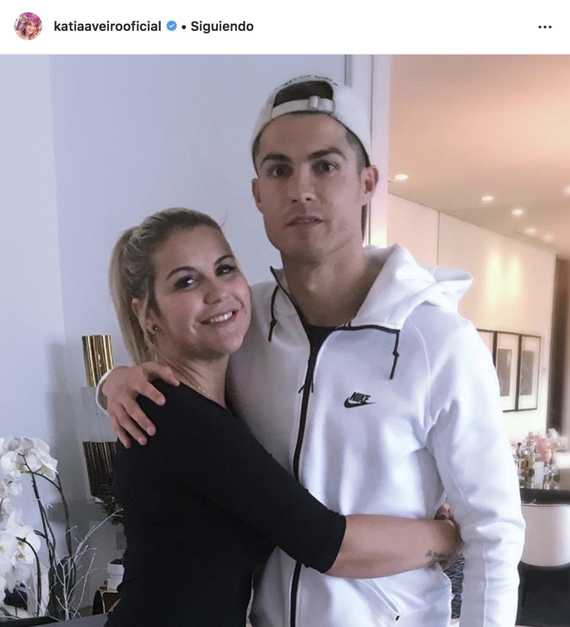 Mensaje de Katia Aveiro a Cristiano Ronaldo y al Real Madrid Foto: Instagram (@katiaaveirooficial)