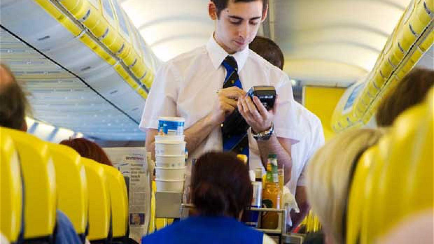 Un tripulante de Ryanair.