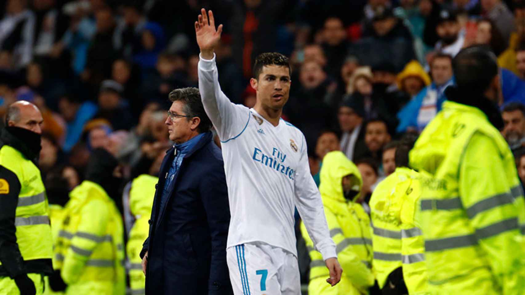 Cristiano Ronaldo se despide del Santiago Bernabéu Foto: Pedro Rodríguez/El Bernabéu