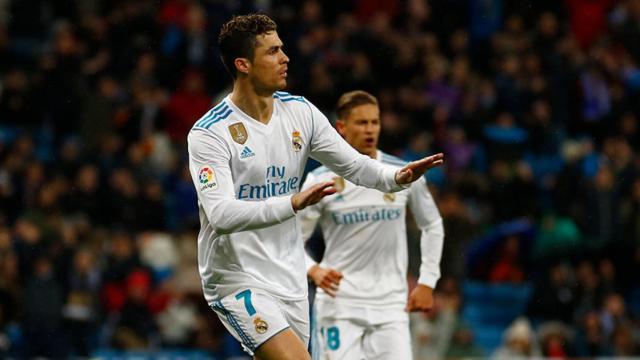 Cristiano Ronaldo celebrando un gol Foto: Pedro Rodríguez/El Bernabéu